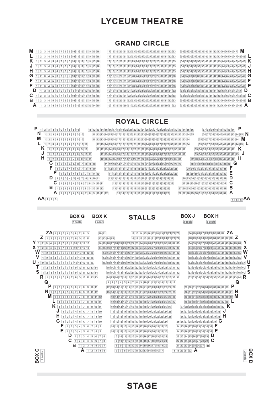 seating-plan-the-lion-king-lyceum-theatre